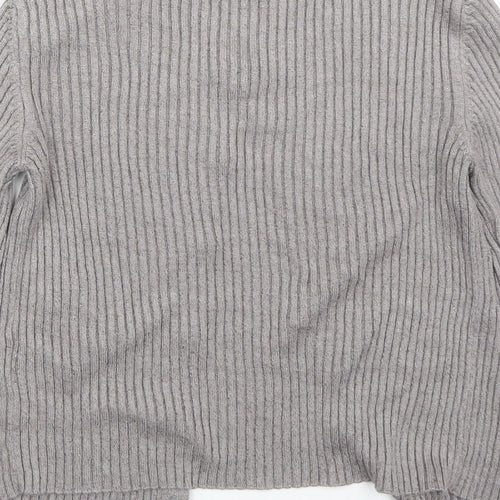 NEXT Girls Grey   Cardigan Jumper Size 9 Years