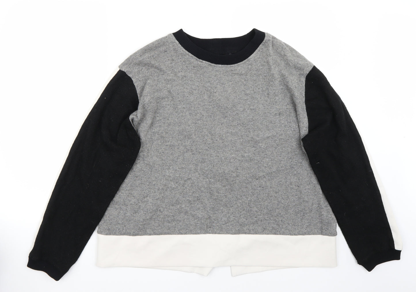 Papaya Womens Grey   Pullover Jumper Size 20
