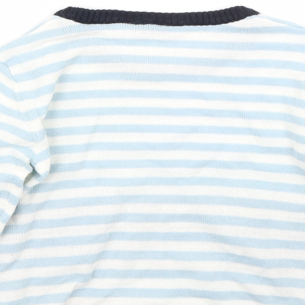 Lupilu Boys Blue Striped  Pullover Jumper Size 5-6 Years