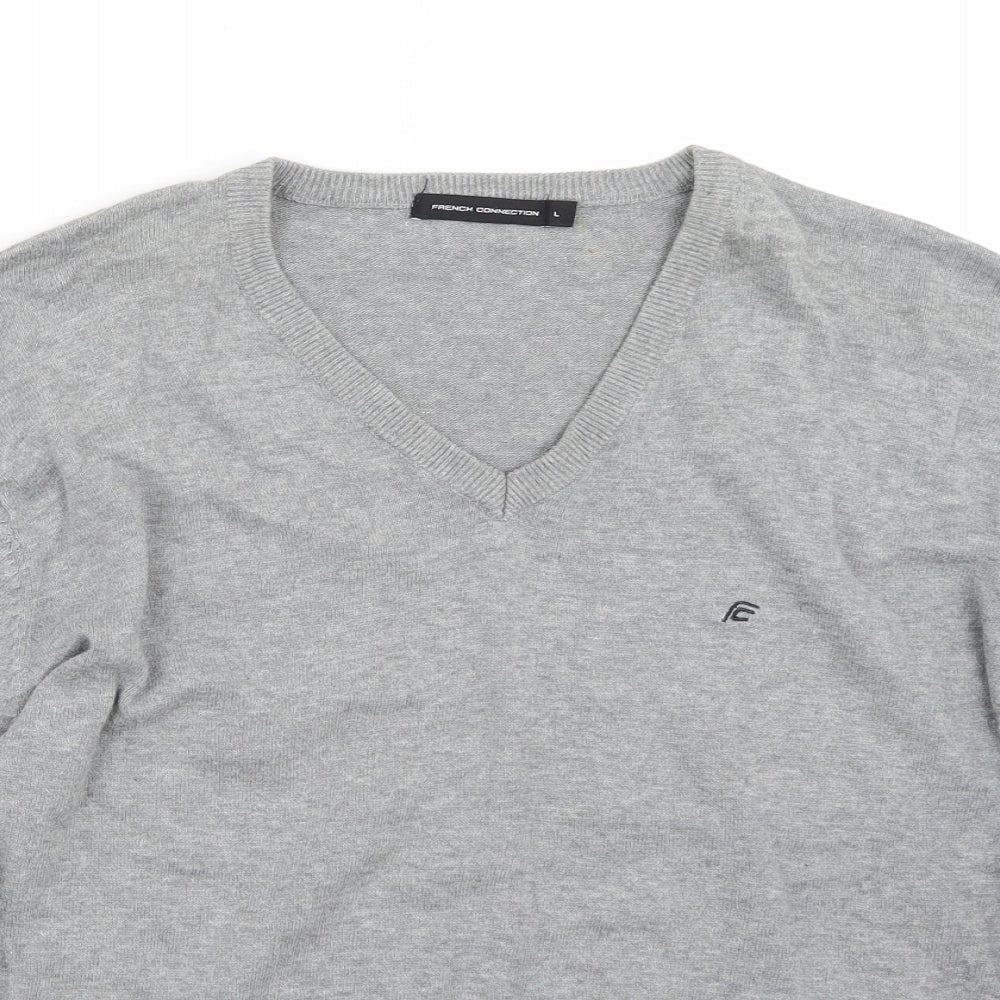 French Connection Womens Grey   Pullover Jumper Size L