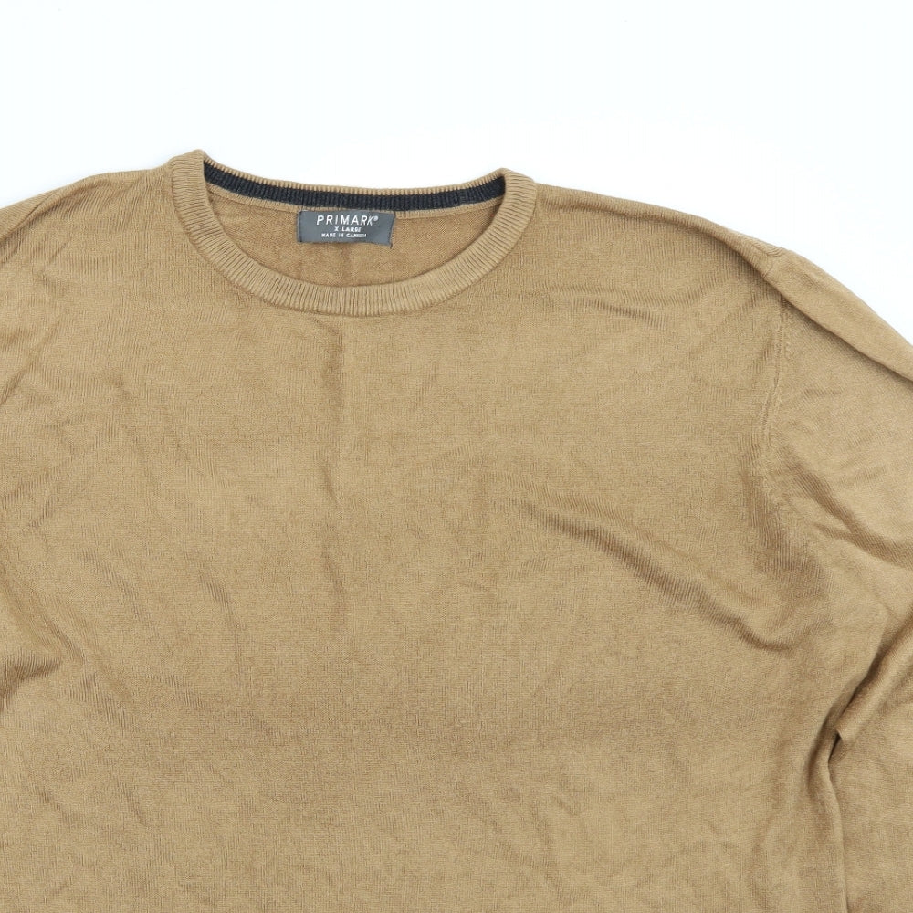 Primark Mens Brown   Pullover Jumper Size XL