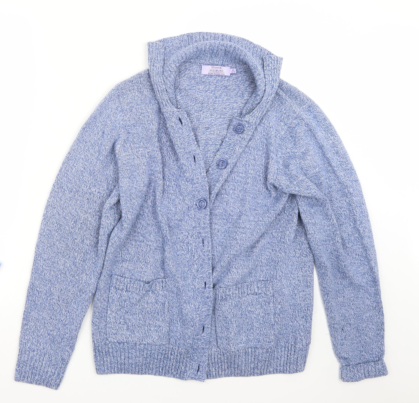 Honor Milburn Womens Blue   Cardigan Jumper Size M