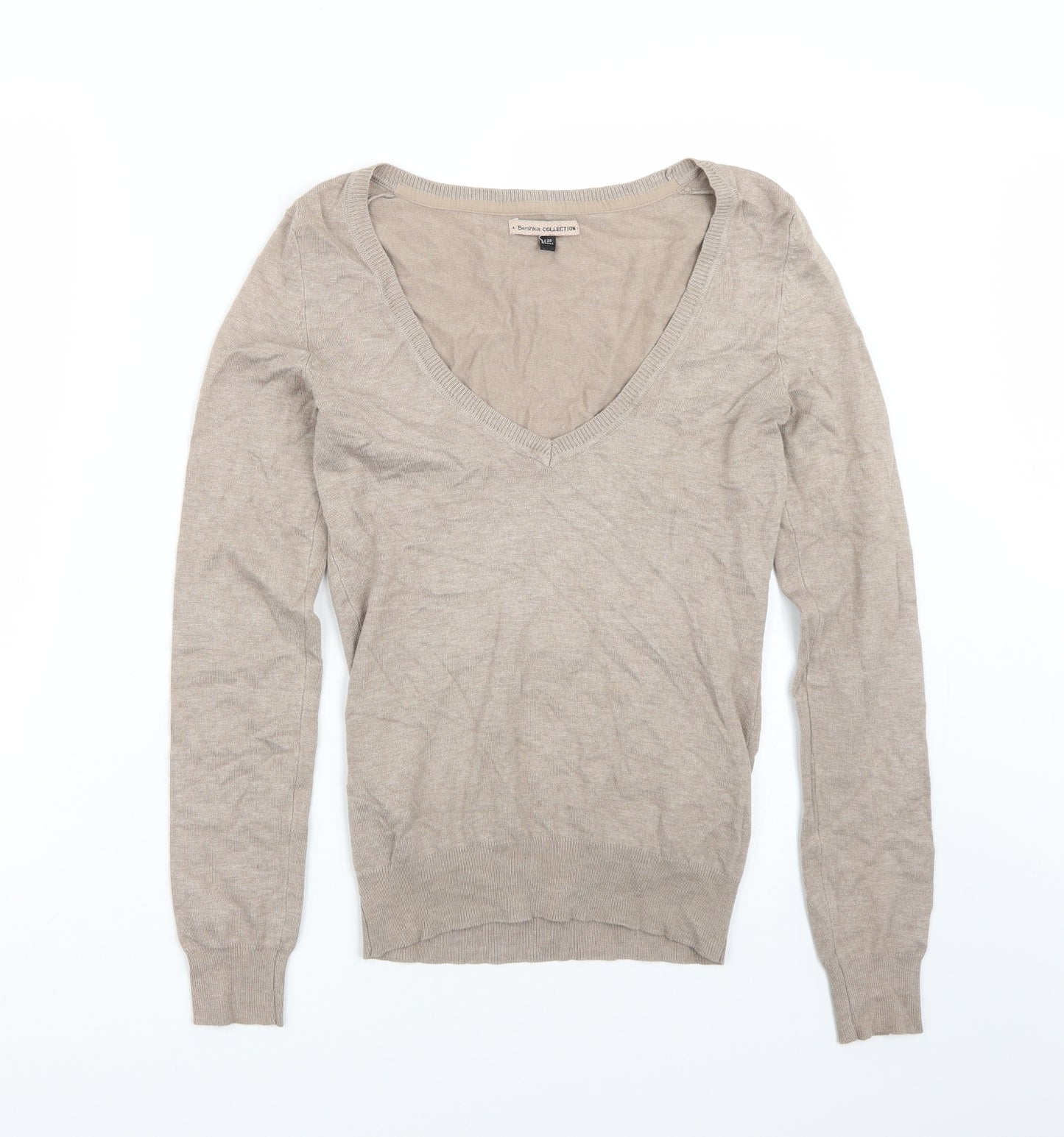 Bershka Womens Brown   Pullover Jumper Size M