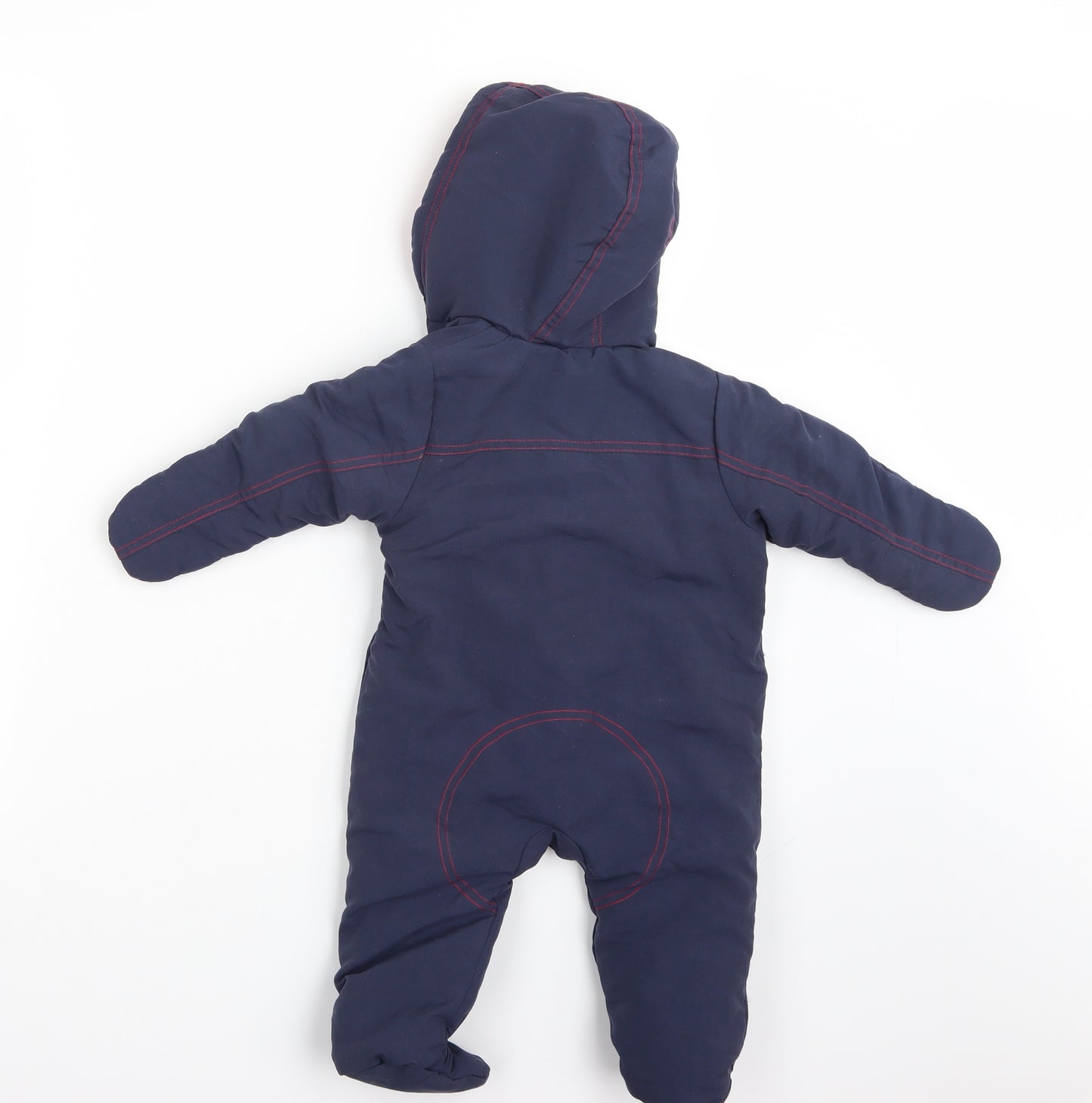 M&Co Boys Blue   Babygrow One-Piece Size 3-6 Months