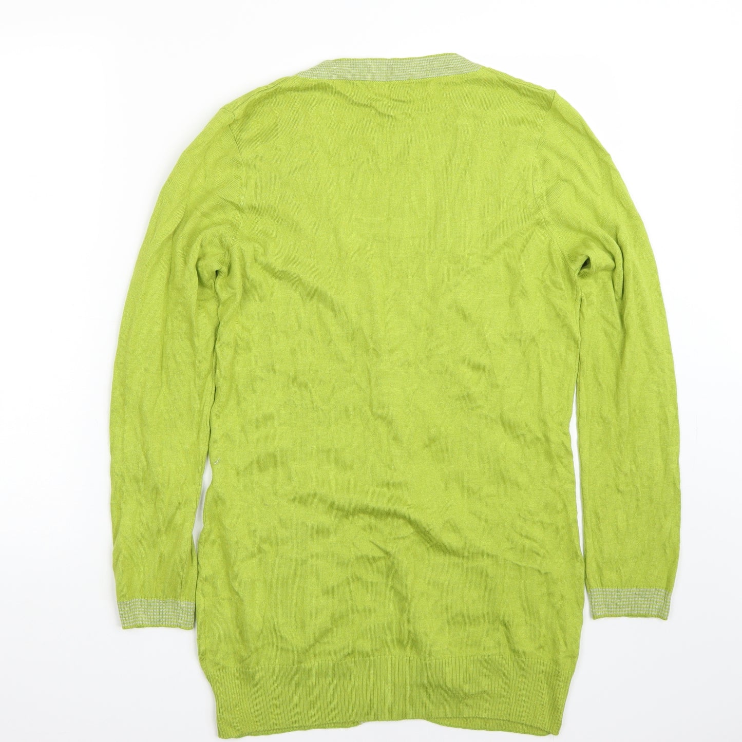 Per Una Womens Green   Cardigan Jumper Size 10