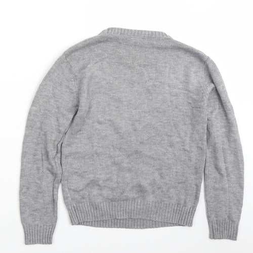 Urban Outlaws Boys Grey   Pullover Jumper Size 12 Years