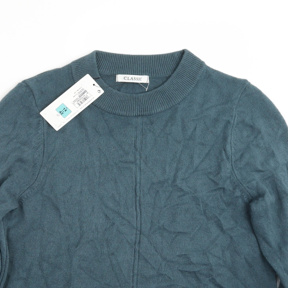 Marks and Spencer Womens Green   Pullover Jumper Size 14