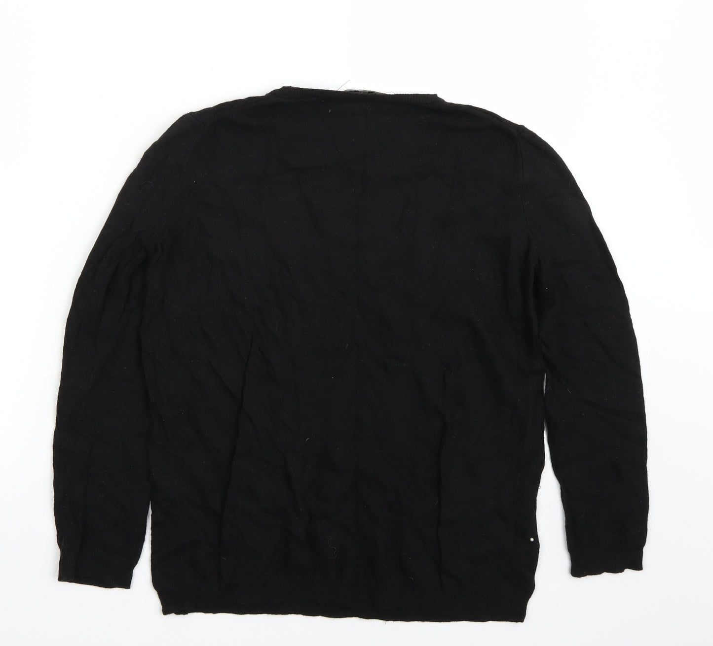 Zara Womens Black   Pullover Jumper Size M