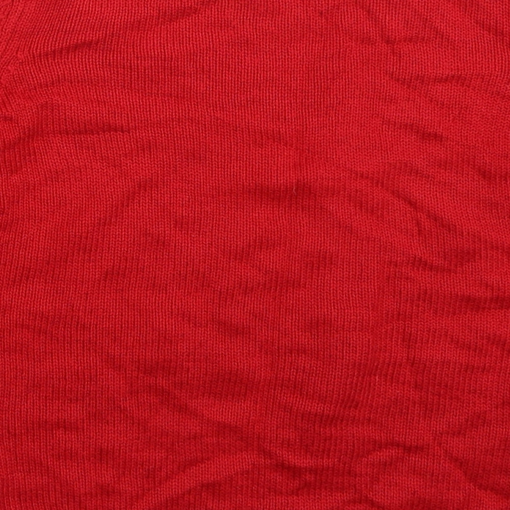 Miss evie Girls Red   Pullover Jumper Size 7-8 Years