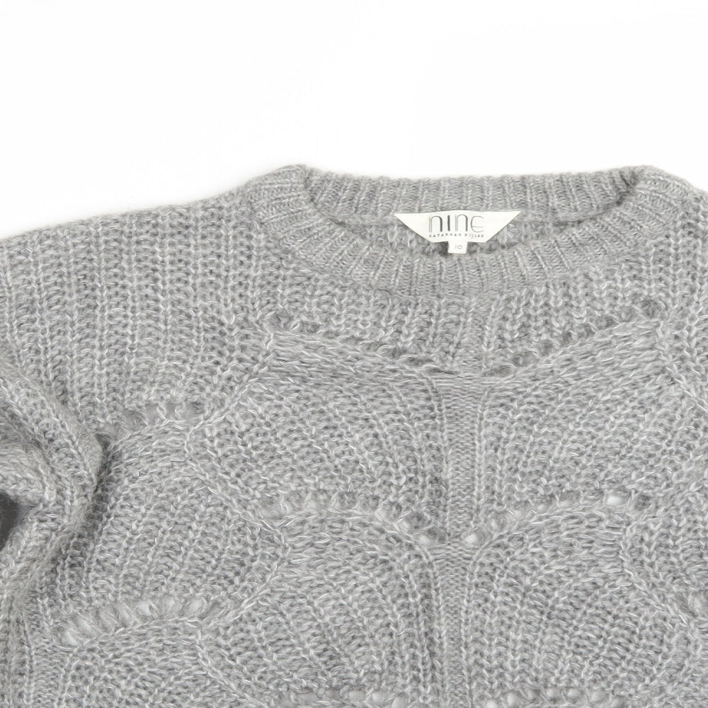 NINE Womens Grey   Pullover Jumper Size 10