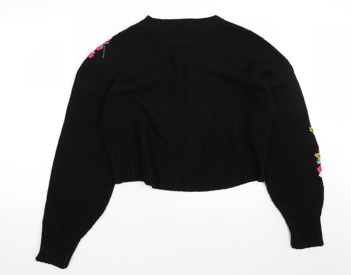 Topshop Womens Black   Pullover Jumper Size L