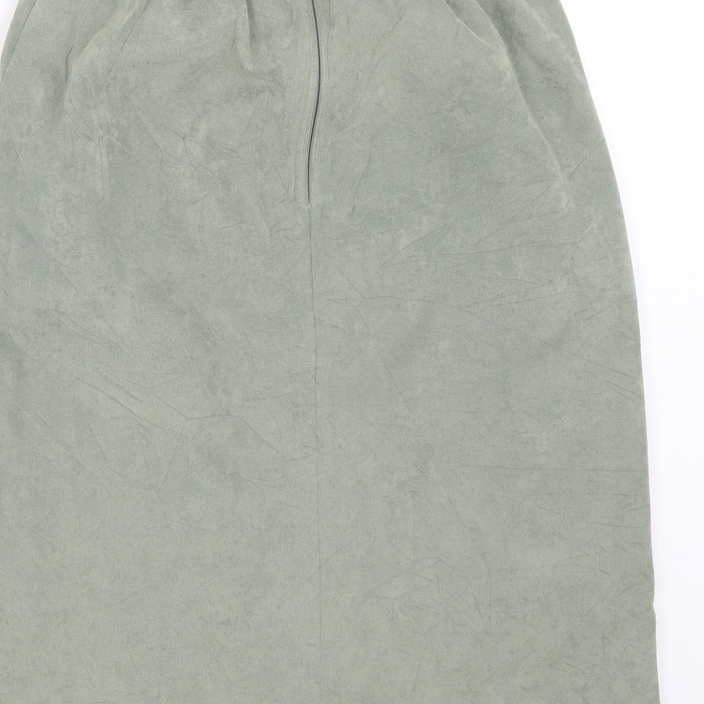 Marks and Spencer Womens Green   A-Line Skirt Size 14