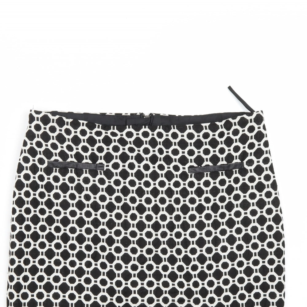 Marks and Spencer Womens Black   A-Line Skirt Size 12