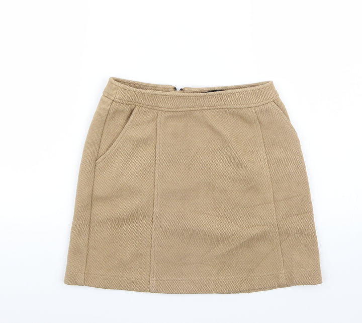 Newlook Womens Brown A-Line Skirt Size 8