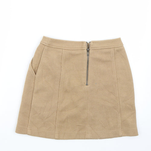 Newlook Womens Brown   A-Line Skirt Size 8
