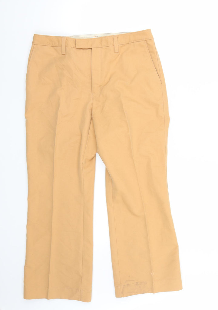 Uniqlo Womens Orange Trousers Size 27 L26 in