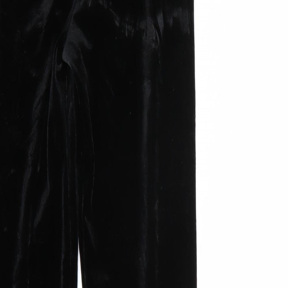 Boohoo Womens Black   Carrot Leggings Size 6 L32 in