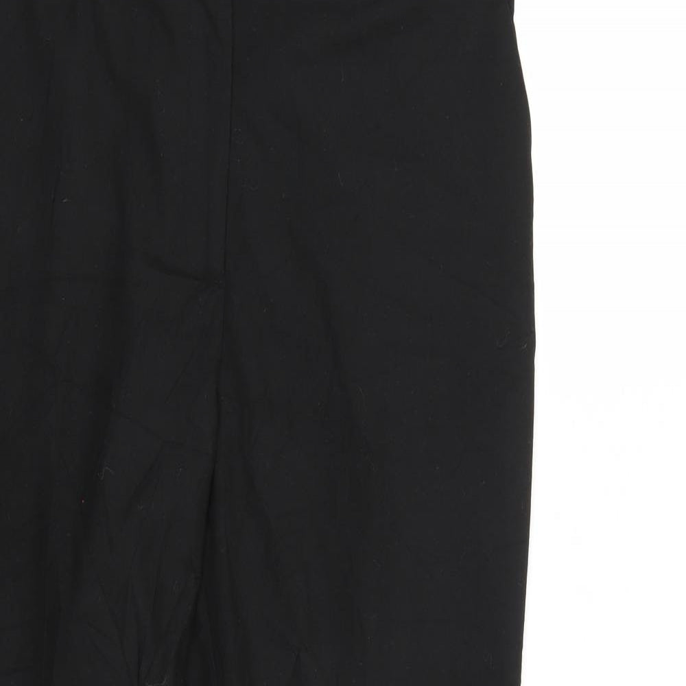 H&M Womens Black   Trousers  Size 14 L30 in