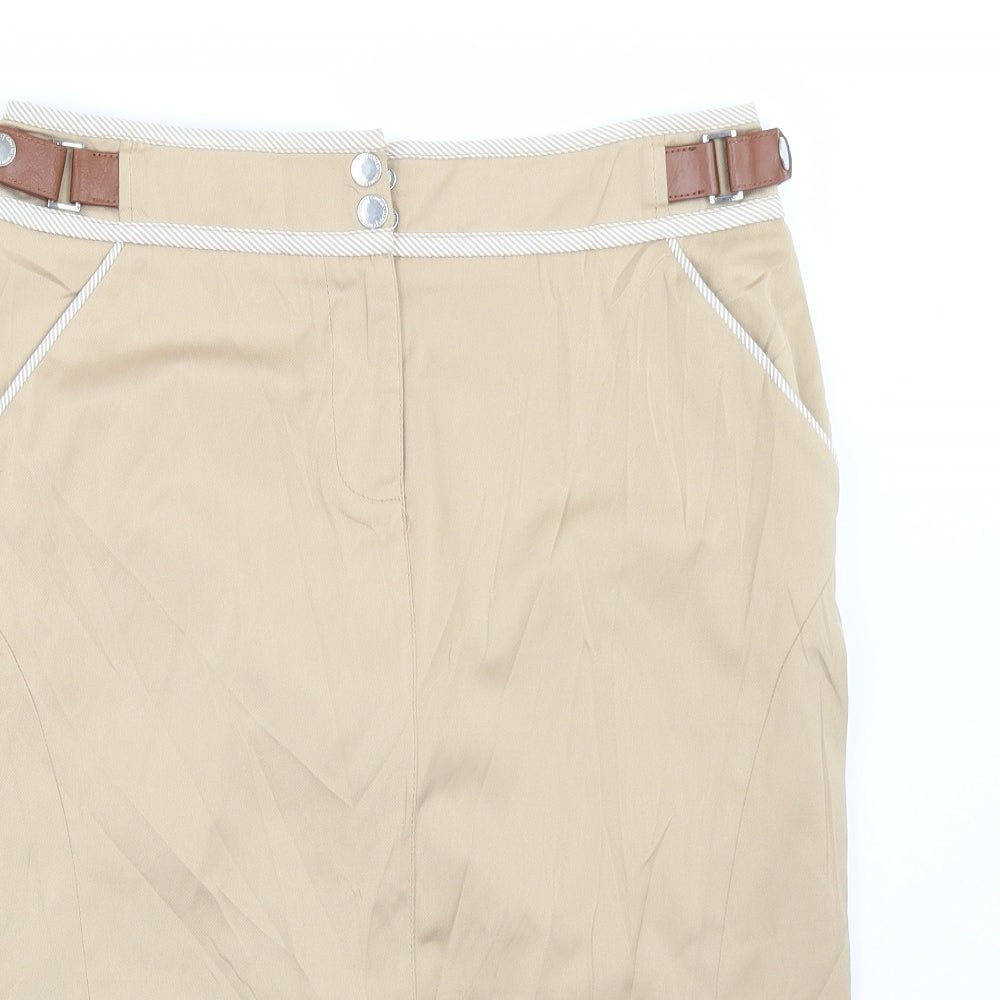 Jasper Conran Womens Brown   A-Line Skirt Size 12