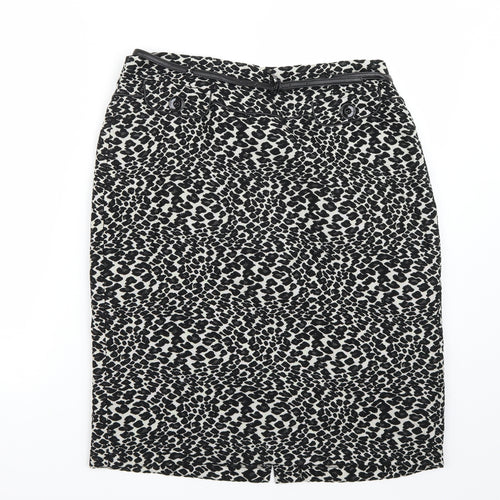 Gerry Weber Womens Beige Animal Print  A-Line Skirt Size 14