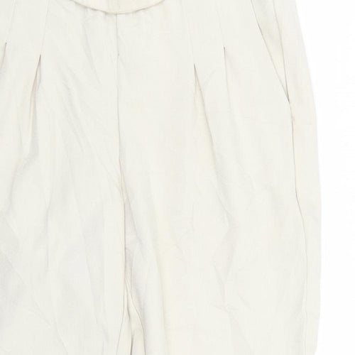 Mama Licous Womens Beige   Trousers  Size S L27 in