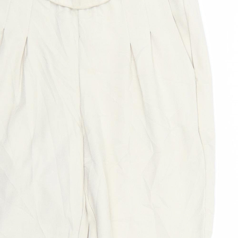 Mama Licous Womens Beige   Trousers  Size S L27 in
