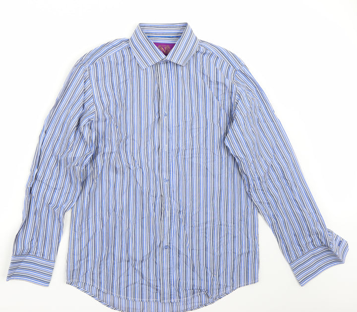 NEXT Mens Blue    Button-Up Size 16