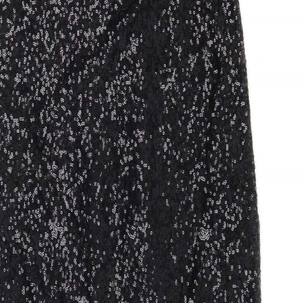 Topshop Womens Black   A-Line  Size 8