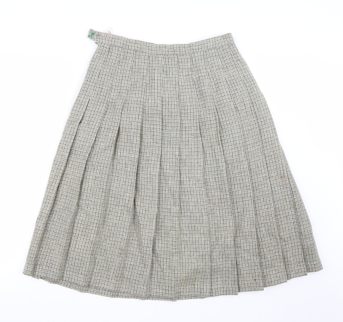 Pitlochry Womens Green   A-Line Skirt Size 16