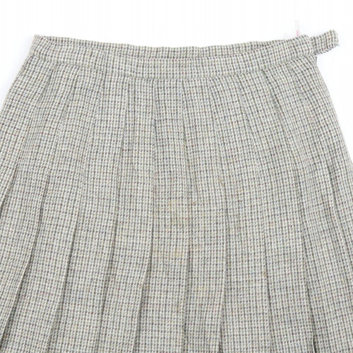 Pitlochry Womens Green   A-Line Skirt Size 16