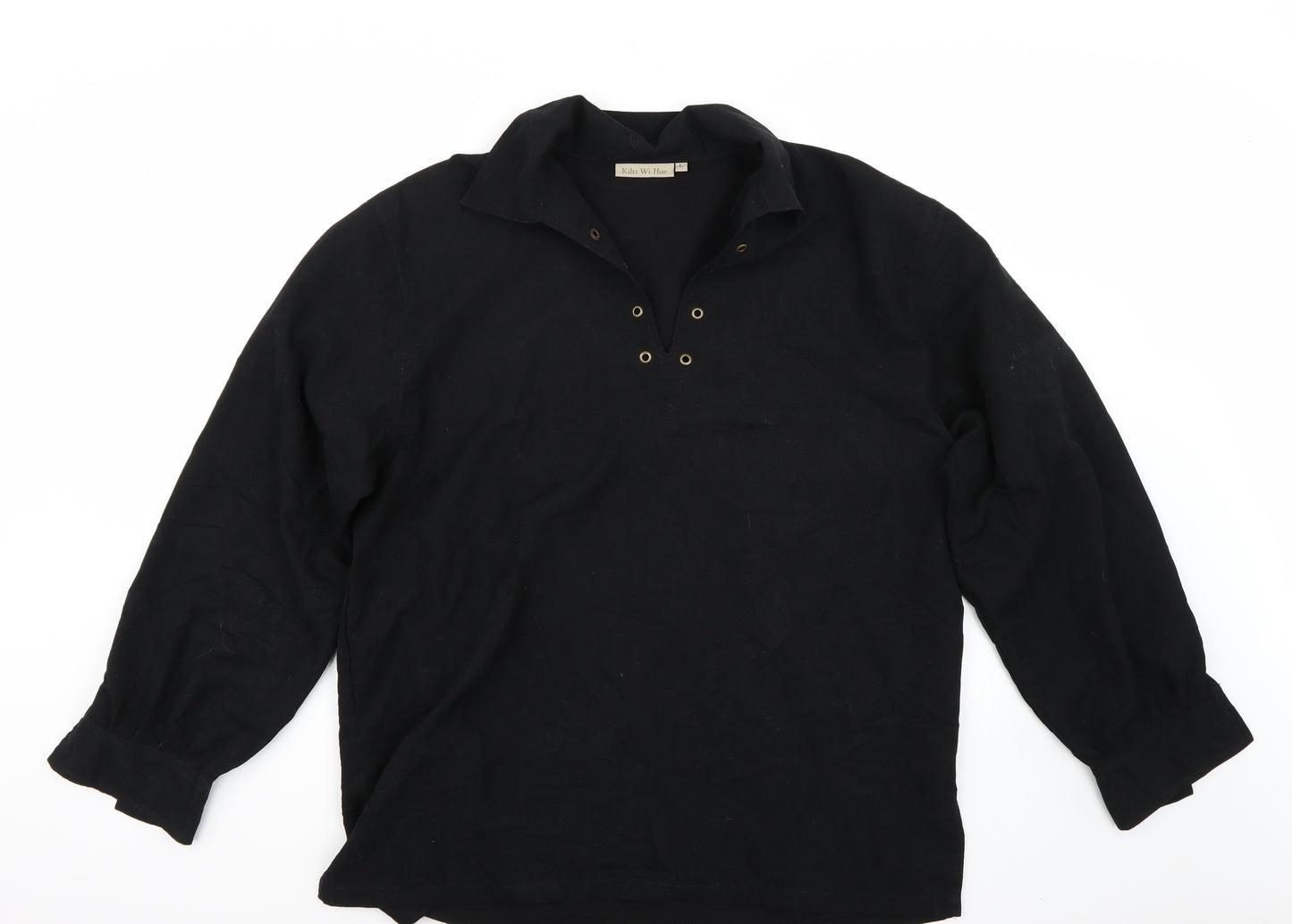 kilts wi hae Mens Black    T-Shirt Size L