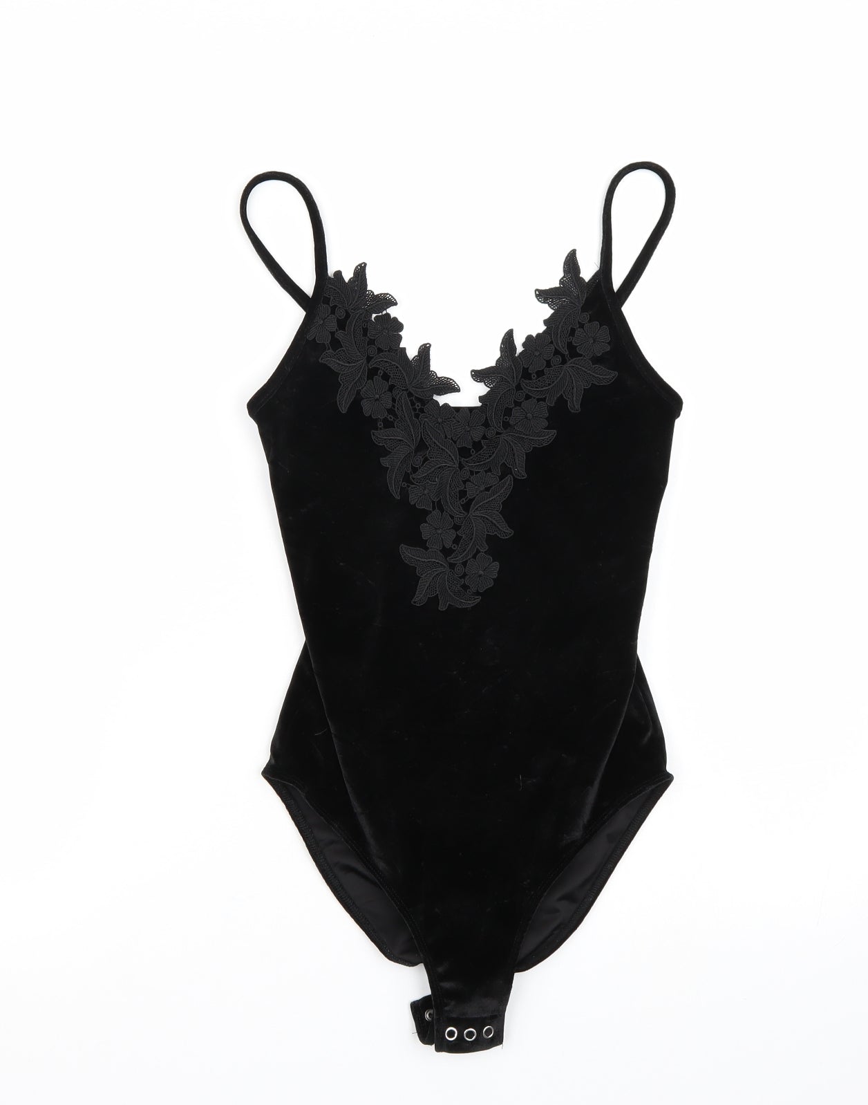 Topshop Womens Black   Bodysuit One-Piece Size 10