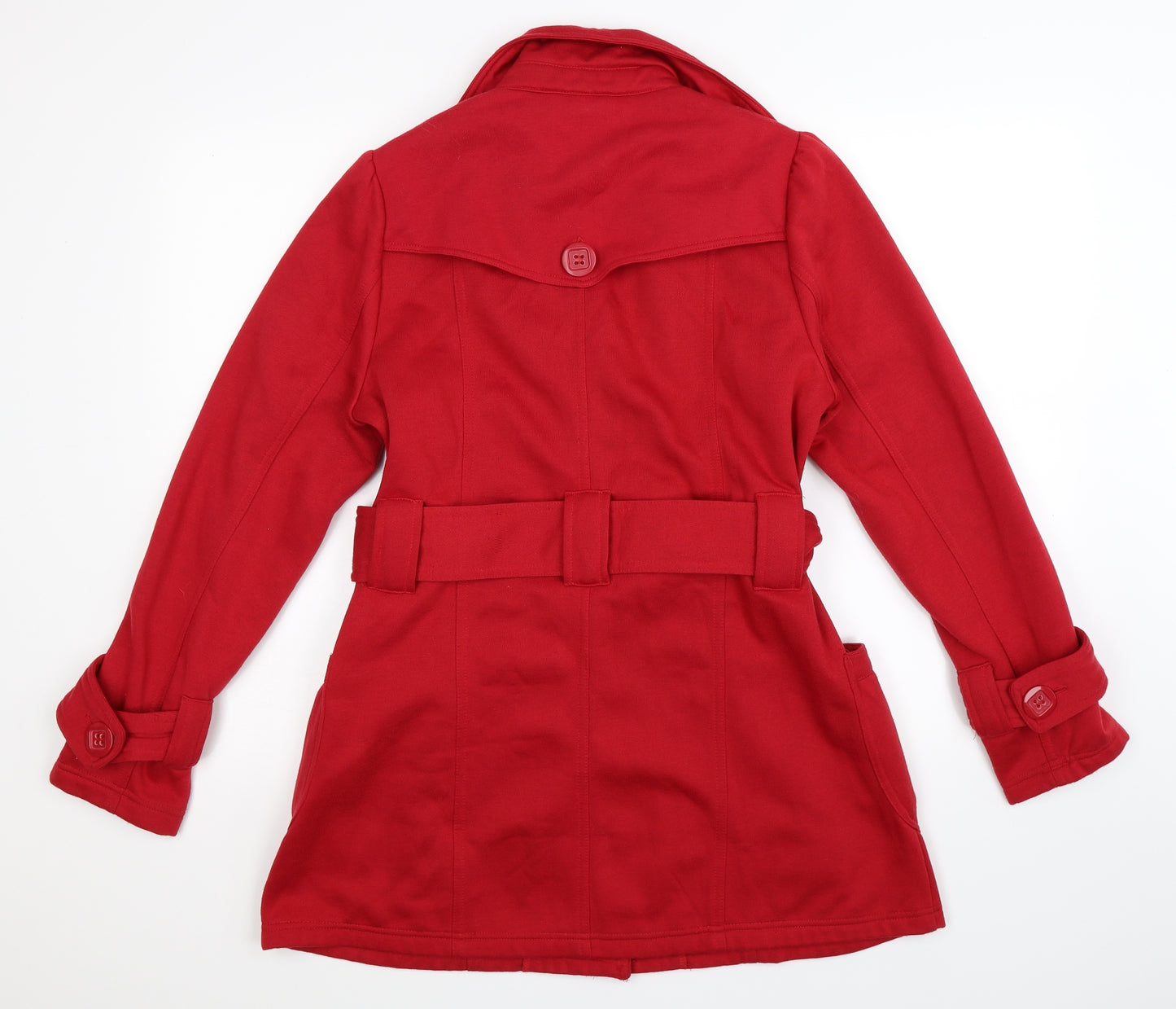 Preworn Womens Red   Pea Coat Coat Size 12