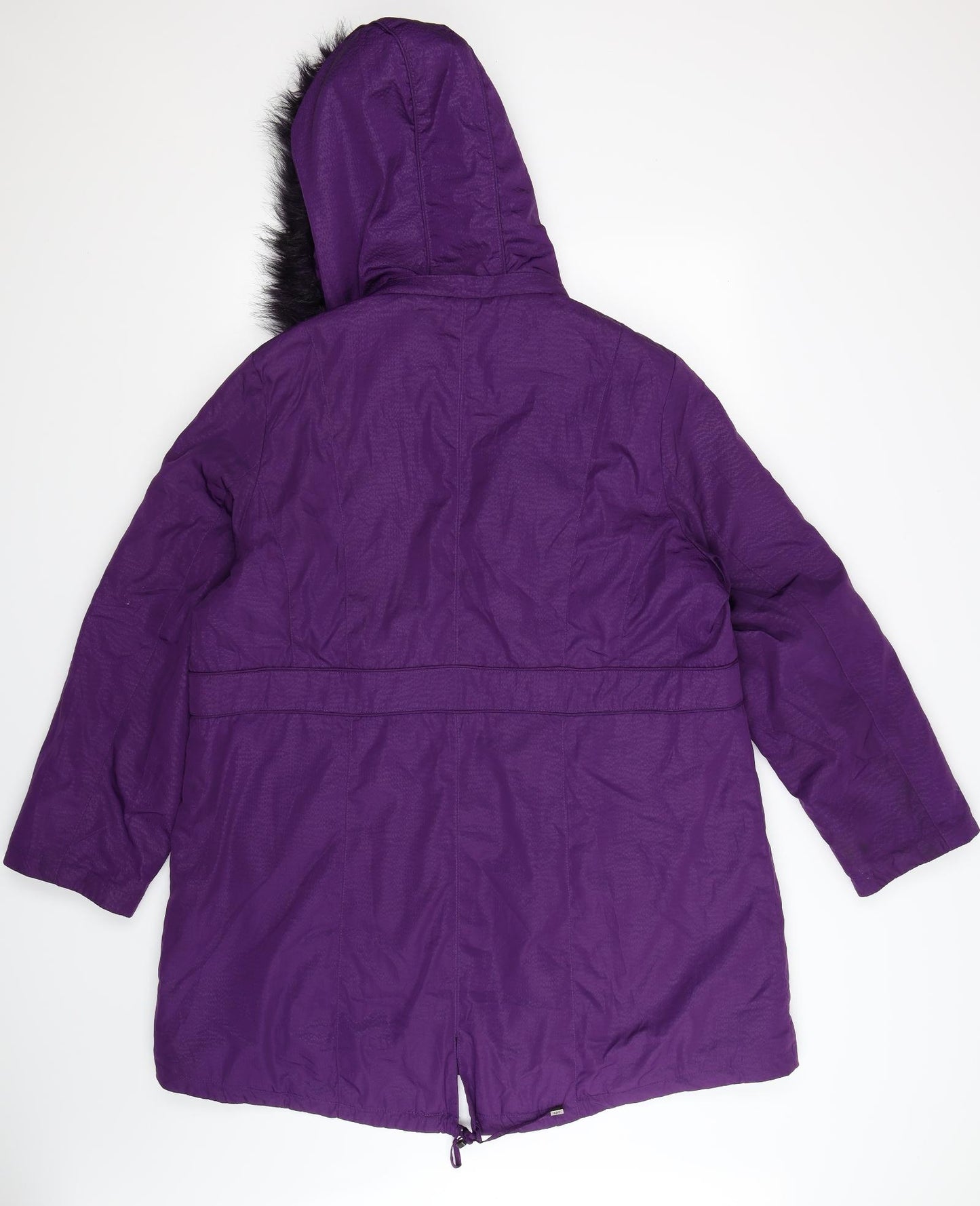 Per Una Womens Purple   Parka Coat Size XL