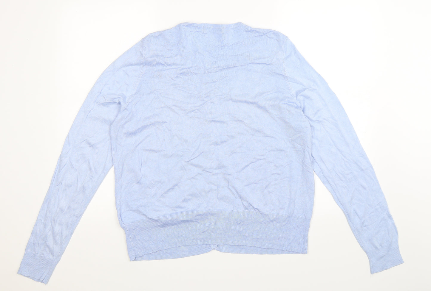 Marks and Spencer Womens Blue  Knit Cardigan Jumper Size 20
