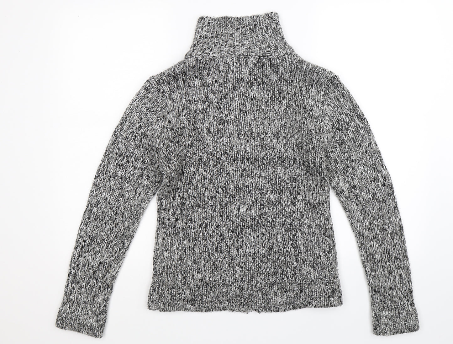 Image Womens Grey  Knit Cardigan Jumper Size M