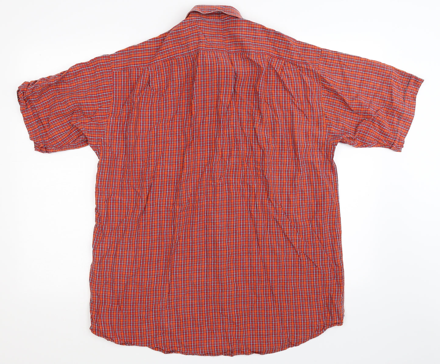 Jaeger Mens Multicoloured Check   Button-Up Size M