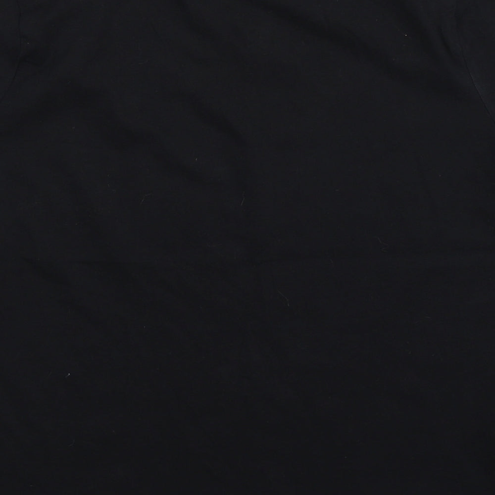 George Womens Black   Basic T-Shirt Size 16