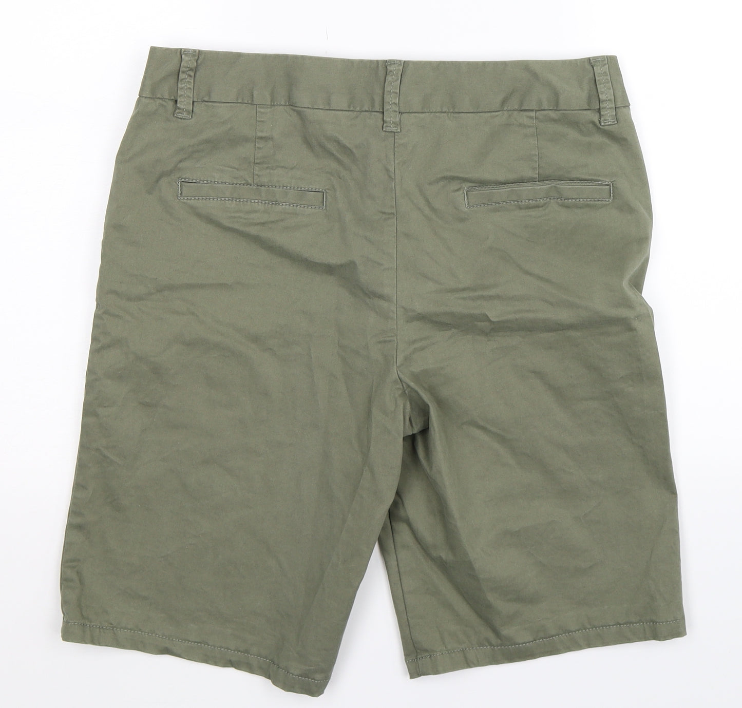 Papaya Womens Green   Chino Shorts Size 12