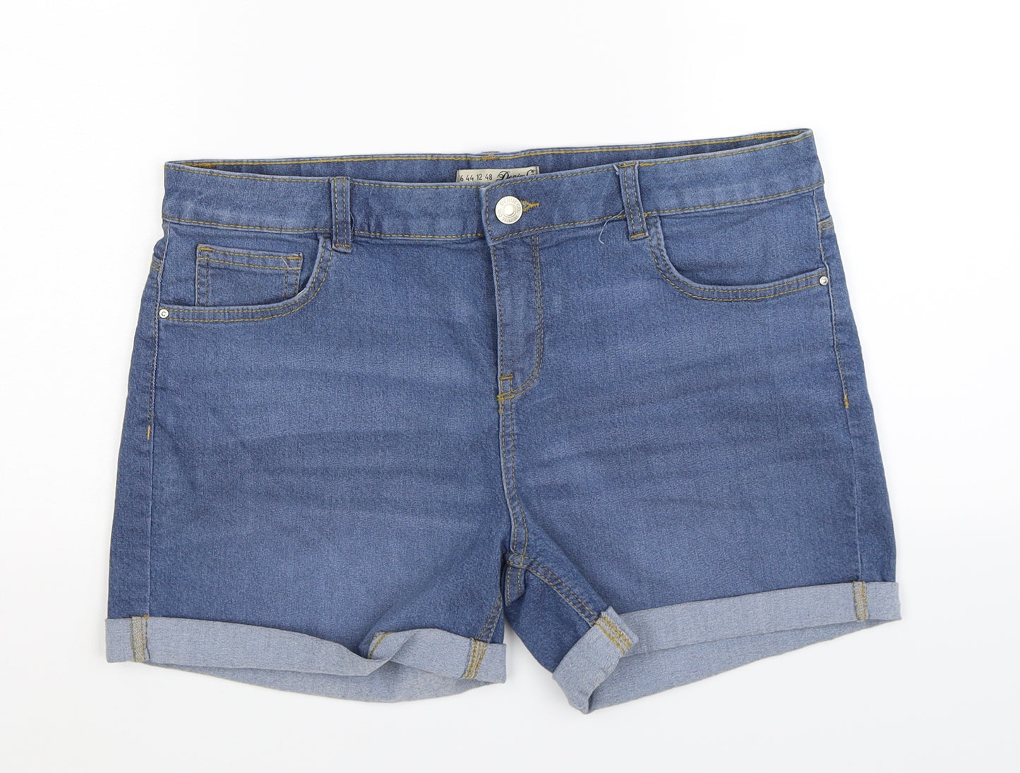 Denim Co Womens Blue  Denim Hot Pants Shorts Size 16