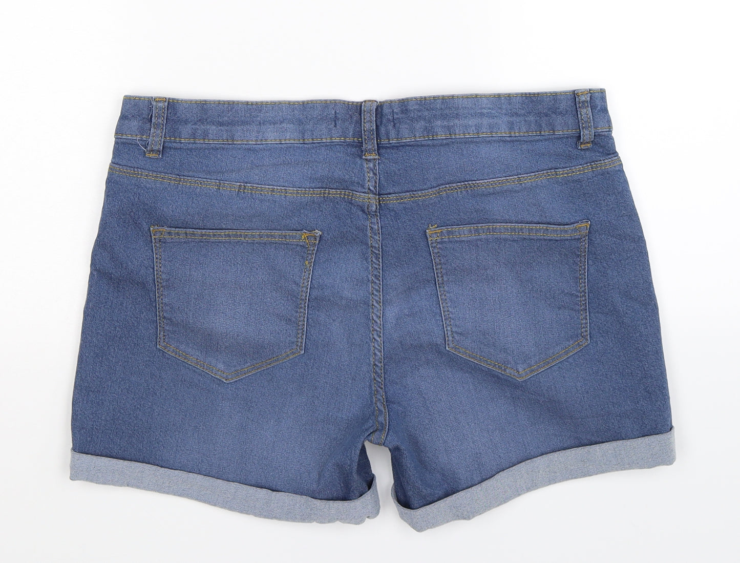 Denim Co Womens Blue  Denim Hot Pants Shorts Size 16