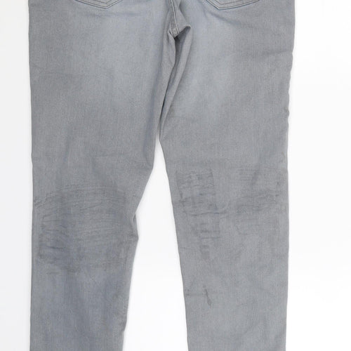 Up Fashion Womens Grey  Denim Jegging Jeans Size 32 in L30 in