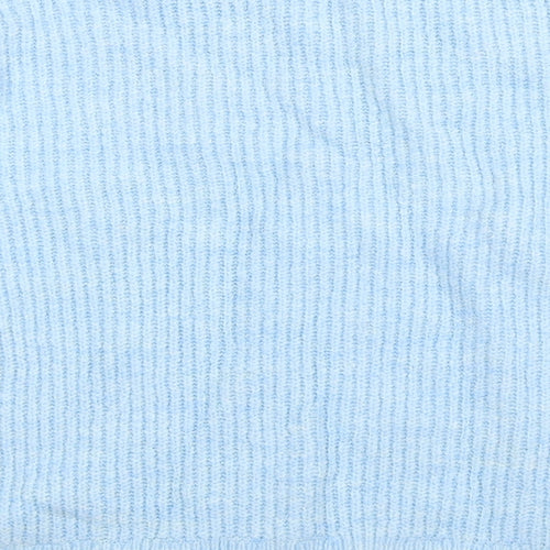 Peacocks Womens Blue  Knit Pullover Jumper Size M  - Oversized