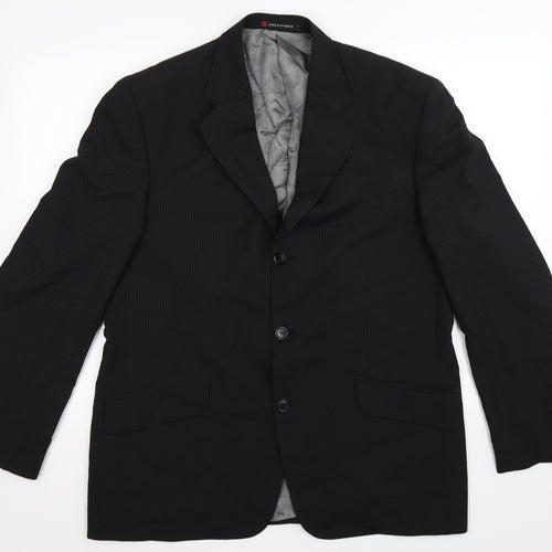 Ciro Citterio Mens Black   Jacket Suit Jacket Size 42