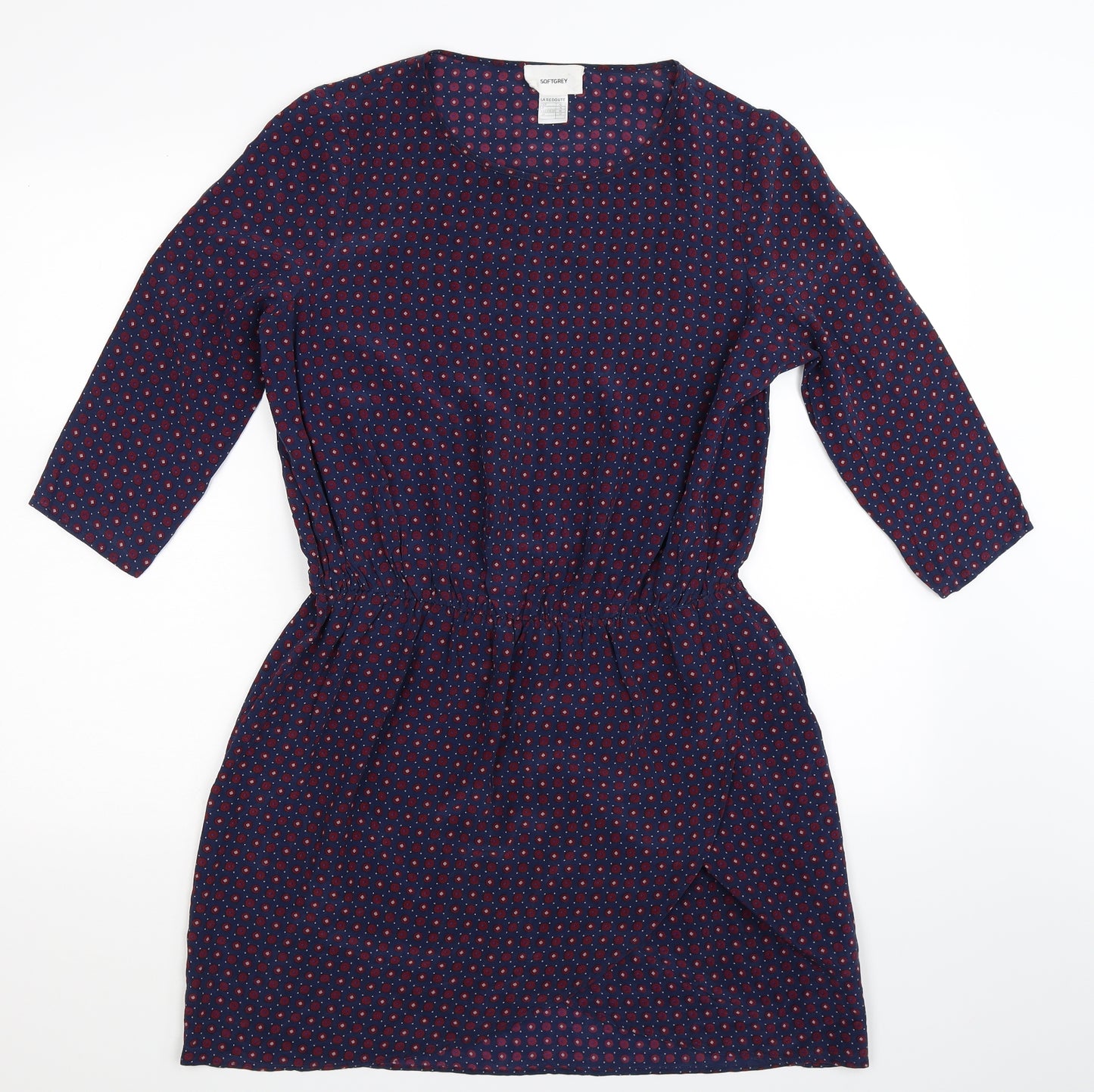 La Redoute Womens Blue Floral  Fit & Flare  Size 14