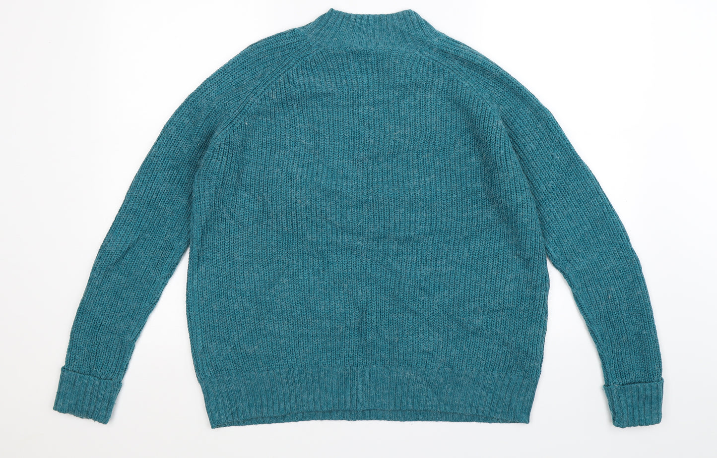 Papaya Womens Blue  Knit Pullover Jumper Size M  - Oversized