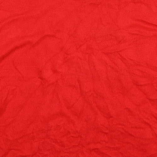 Oasis Womens Red  Knit Pullover Jumper Size S  - o