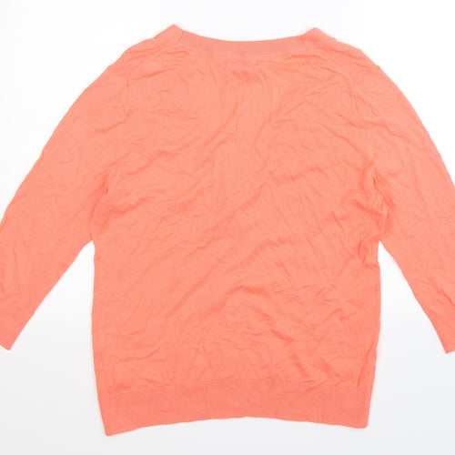 Gap Womens Pink  Knit Pullover Jumper Size L