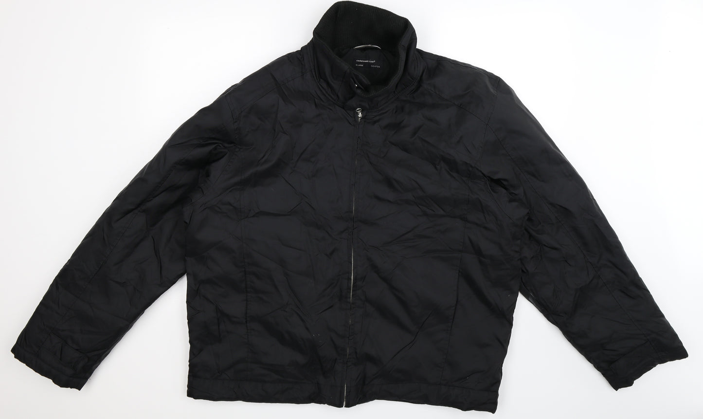 Cedar Wood State Mens Black   Jacket  Size XL