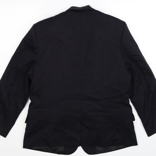 Preworn Womens Blue   Jacket Suit Jacket Size 16